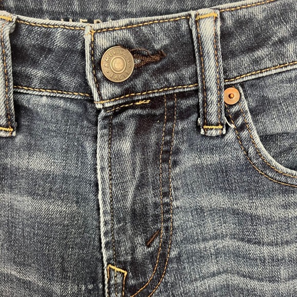 American Eagle AirFlex+ Slim Fit Men's Jeans 28x32 Dark Wash Stretch - Picture 3 of 10